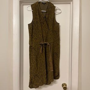 Madewell sleeveless shirt dress